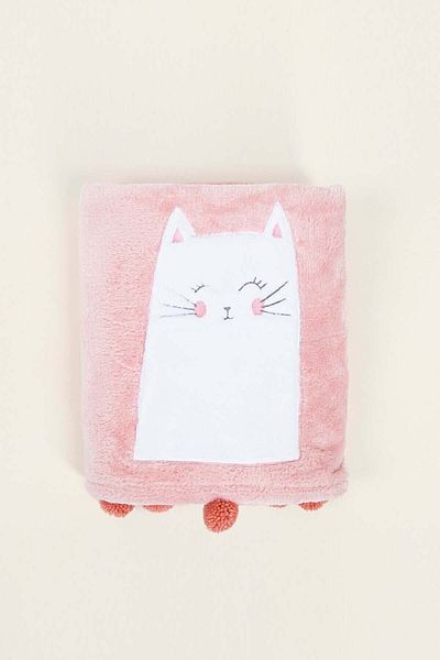 İrya Kitty Baby Blanket Pink 75x120