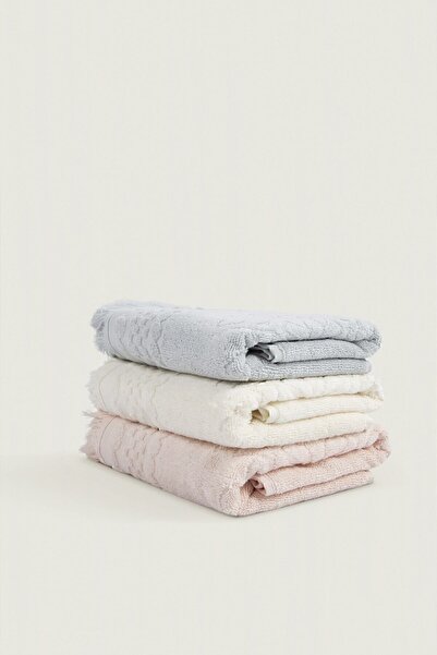 İrya Rosima 100% Cotton Face Towel Light Gray 50x90