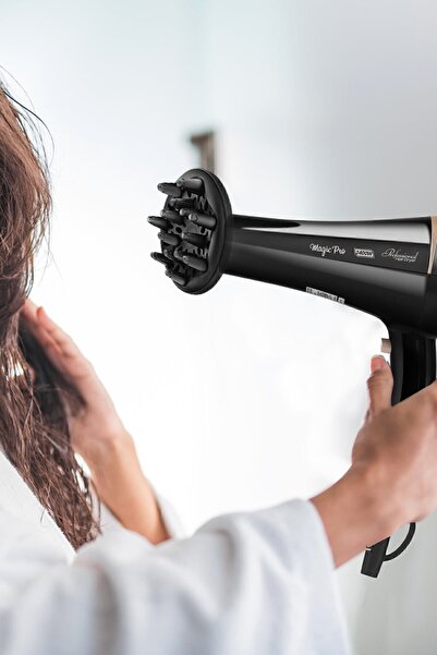 GOLDMASTER Magic Pro 2400 Watt Ac Motor Profesyonel 6x78 Mm Kuaför Saç Kurutma Ve Fön Makinesi