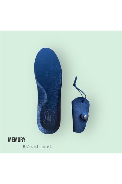 Butik Hakiki Deri Memory Tabanlık - Anahtarlık Hediyeli-43.44.45 Numara