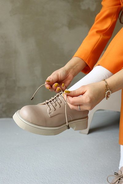 NILUFARR Pantofi casual de damă Gizia Nude din piele naturală