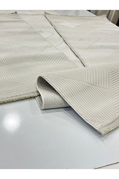 İnci Yatak Odası 3'lü Halı Krem / Argın Halı