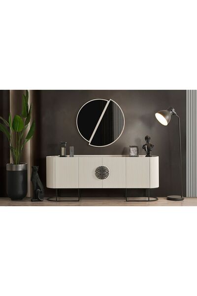 CaddeYıldız Crown Konsol - Ekru