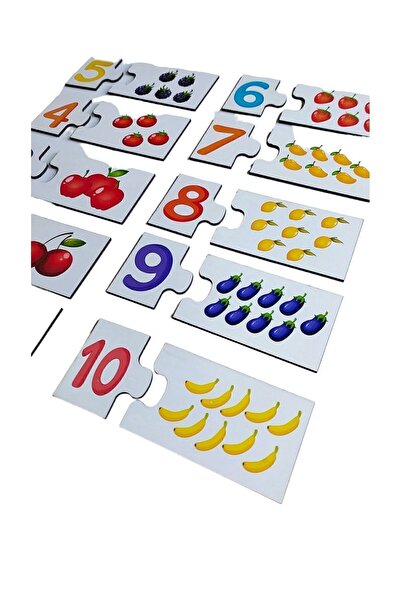 kayasan kids Montessori Sayı Eşleştirme Oyunu
