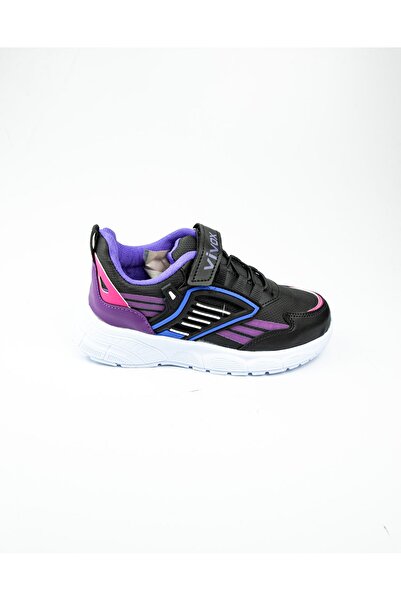 Doğan Vivox 512 Дитячі спортивні кросівки з підкладкою - Чорні фіолетові