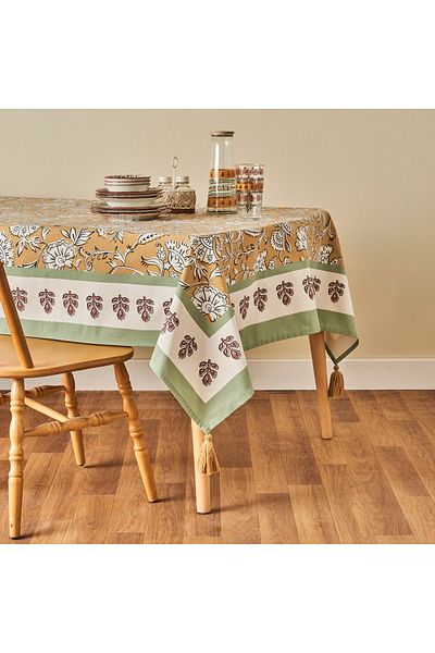 Bella Maison 100% памучна индийска покривка за маса (153x250 см)