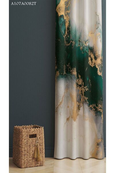 A2ZTR Dijital Baskılı Fon Perde ( Tek Kanat )