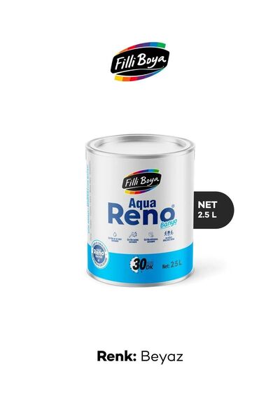Filli Boya Filli Aqua Reno Banyo Beyaz 0.75 LT