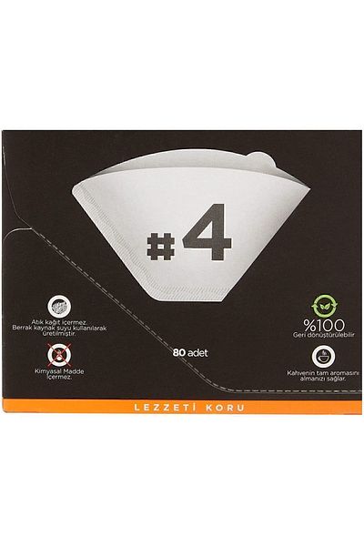 COOK Premium Filter Coffee Paper - Size 4