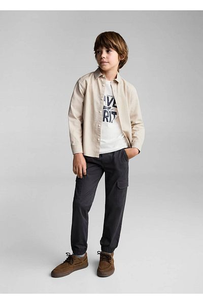 MANGO Kids Bavlněná košile Regular Fit