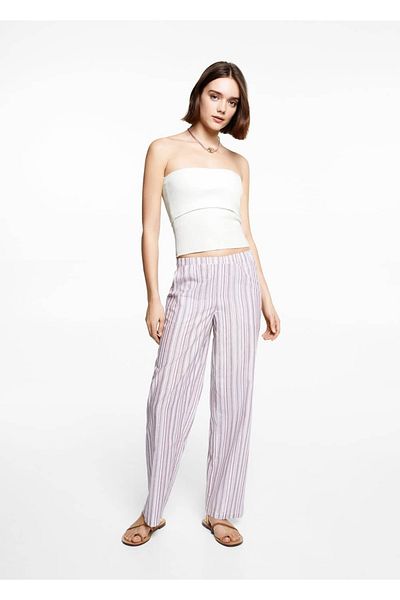 Mango Teen Tricou Ecru Pentru Copii