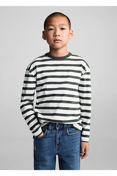 MANGO Kids Tată Jean cu rupturi decorative