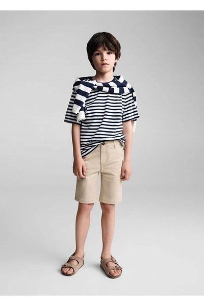 MANGO Kids Σορτς Βερμούδα Chino Cotton - Slim Fit