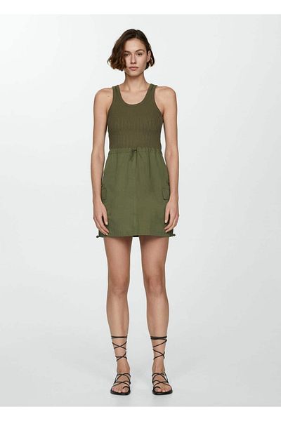 MANGO Woman Combined Parachute Dress