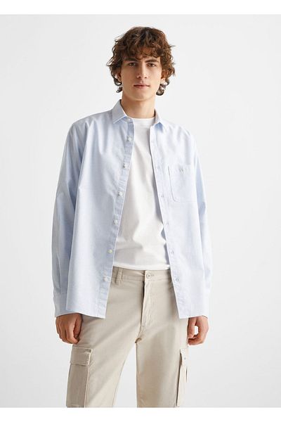 Mango Teen Cotton Cargo Pants - Relaxed Fit