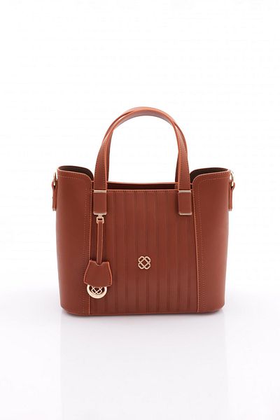 DGN Women's Column Shoulder and Shoulder Bag Brown 8183555