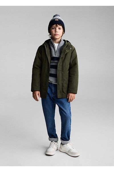 MANGO Kids Wasserdichter Anorak mit Kapuze