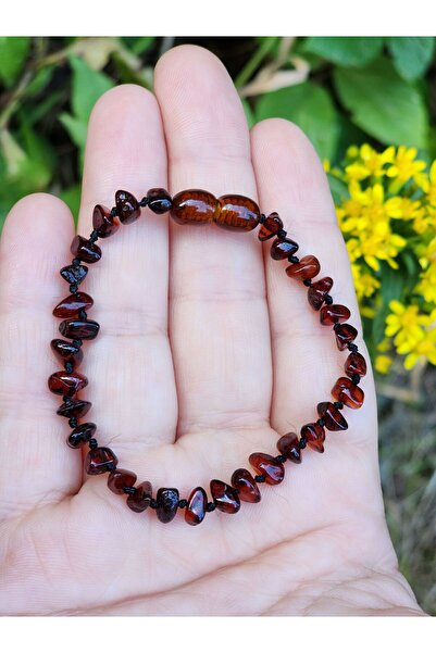 Kehribar Sarayı داملا أمبر كيدز - سوار أطفال لون كرزي 16 سم