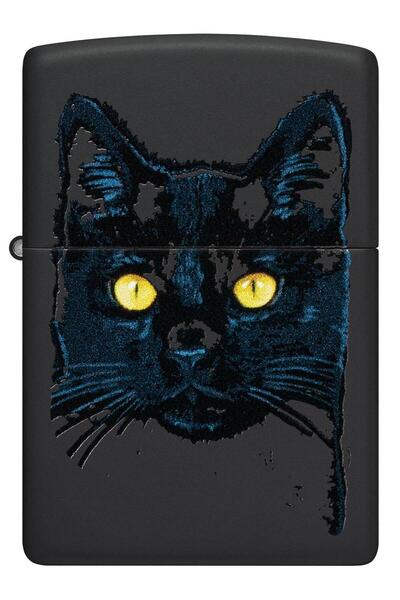 Zippo 218 2022pff Black Cat Design Çakmak 48491-100061 (3-2)
