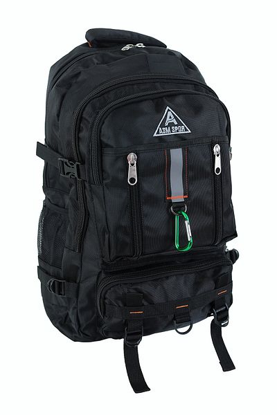 ASM SPOR Πολύ χρήσιμο σακίδιο πλάτης Mountaineer 60 L Μαύρο