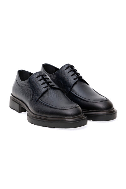 Pierre Cardin Navy Blue 100% Leather Casual Shoes 50296117-Vr033