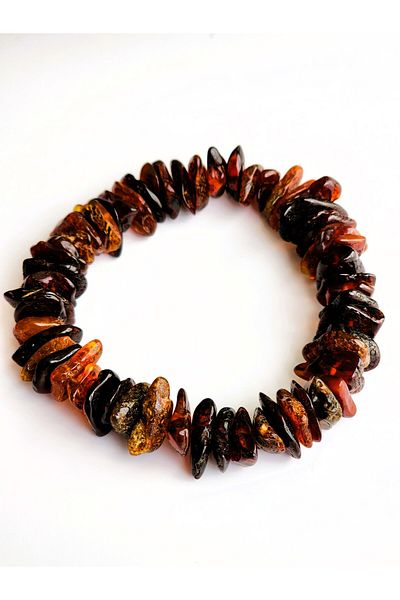 Kehribar Sarayı Drop Amber Large Grain Cherry Bracelet