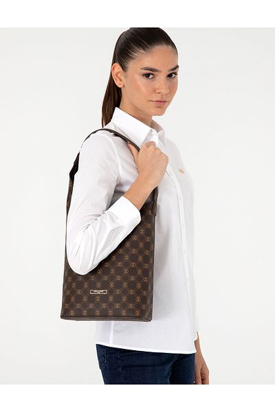 Pierre Cardin Brown Shoulder Bag 50296204 -Vr029