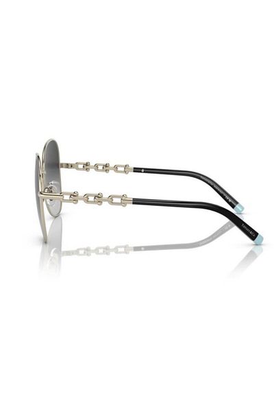 Tiffany Woman Pilot Sunglasses- Tf 3086 - Lense Size:57mm - Pale Gold