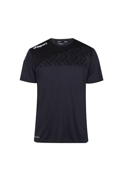 UHLSPORT Μαύρο T-Shirt Rigel προπόνησης