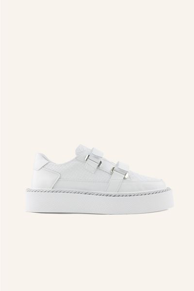 MARCATELLI Pantofi sport din piele albă