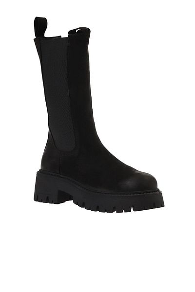 Bueno Shoes Γυναικείες μπότες με τακούνι μαύρο Nubuck - 01wv3115