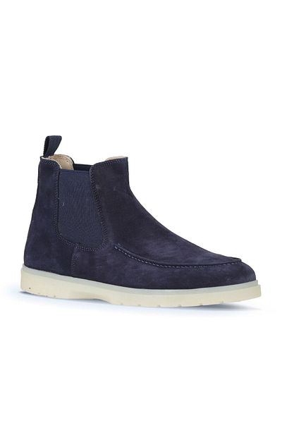 Bueno Shoes Ανδρικές μπότες σουέτ Navy Blue - 11mb24219