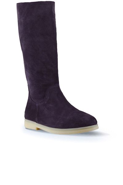 Bueno Shoes Γυναικείες Flat Μπότες Suede - Μωβ 01wt3306