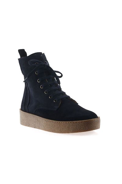 Bueno Shoes 01wt3001 Model Suede Γυναικείες Μπότες - Navy Blue