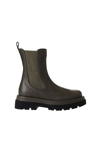 Bueno Shoes 01wv1007 Ghete de damă din piele kaki model