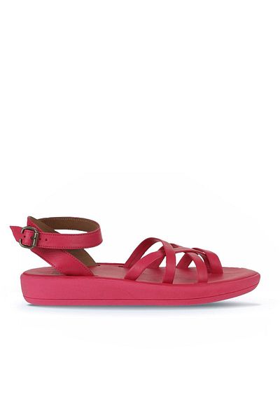 Bueno Shoes Sandale Fuchsia din piele pentru femei - 01wy2315