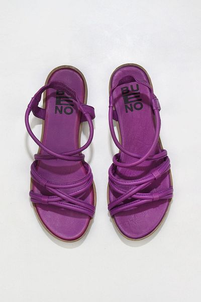 Bueno Shoes Sandale de damă din piele liliac 01wu3004