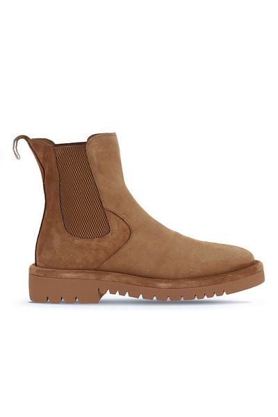 Bueno Shoes 01wz6702 Γυναικείες μπότες Model Tan Light Suede
