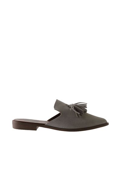 Bueno Shoes Γυναικείες Παντόφλες Beige Suede - Flat Design 01wn0111