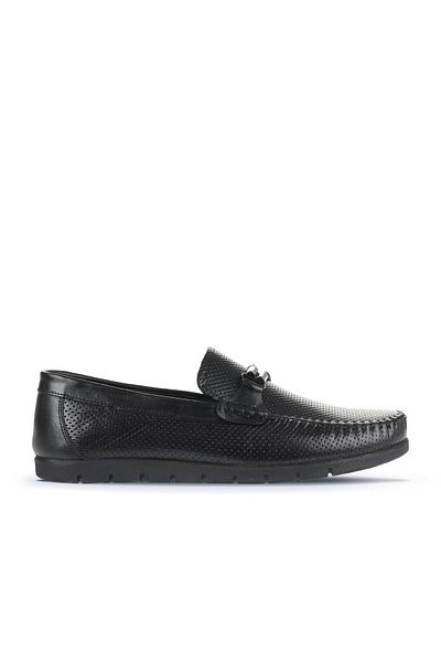 Bueno Shoes Мъжки мокасини - Черни кожени, модел 21ma96