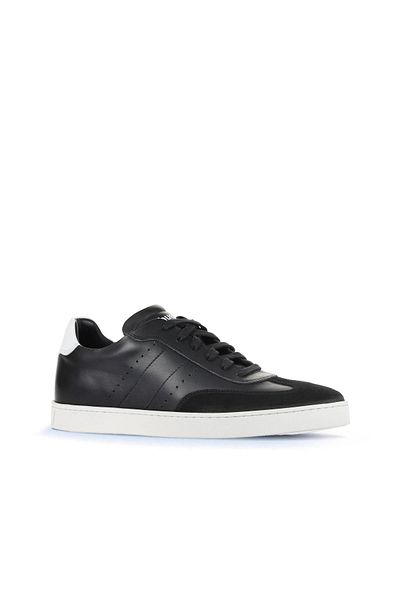 Bueno Shoes Ανδρικά Αθλητικά Παπούτσια 11ma24100 - Μαύρο Λευκό Δερμάτινο