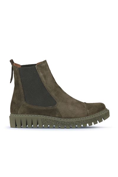 Bueno Shoes 01wz5202 Μοντέλο Khaki Suede Γυναικείες Μπότες