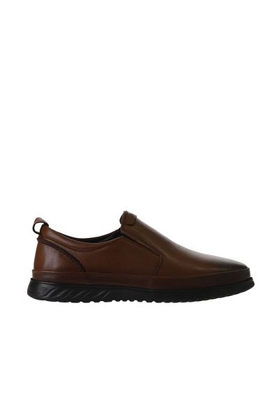 Bueno Shoes Ανδρικά δερμάτινα φλατ παπούτσια - Tan Atlas 07m0178l03