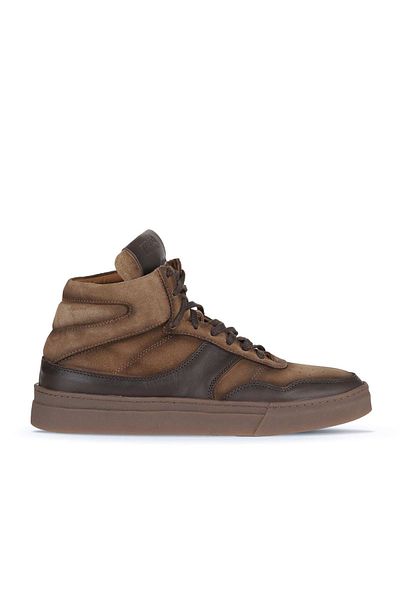 Bueno Shoes Мъжки спортни ботуши - кафяви велурени, модел 10mb50031