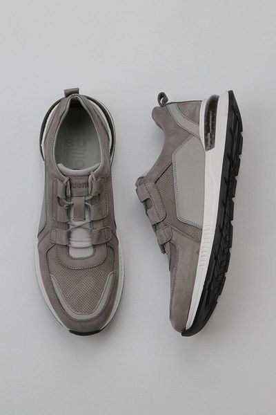 Bueno Shoes Ανδρικά αθλητικά παπούτσια - Grey Nubuck, Printed, 07m15816653