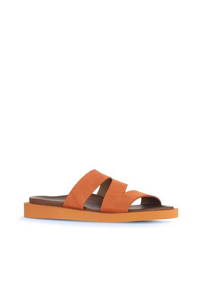 Bueno Shoes Γυναικείες Παντόφλες Alf Suede - Orange Flat Model 01wa5406