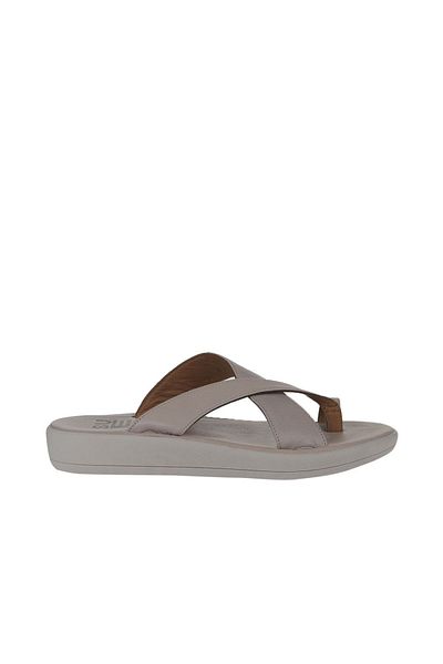 Bueno Shoes 01wy2308 Model Flip Flops damă din piele gri