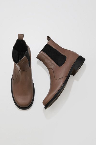 Bueno Shoes 01wv8601 Μοντέλο Γκρι Δερμάτινες Γυναικείες Μπότες