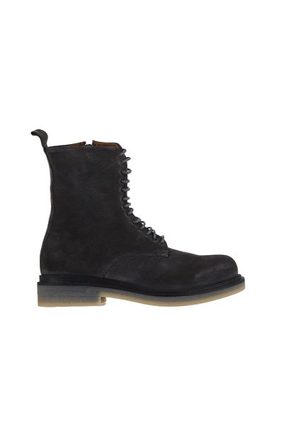 Bueno Shoes Gray Suede Women's Flat Boots 01Wt3100