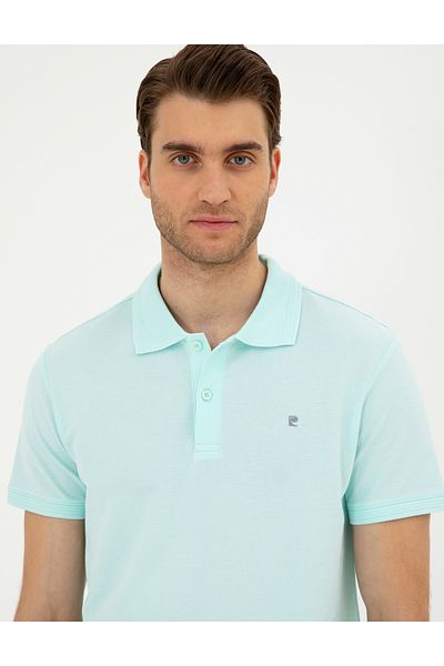 Pierre Cardin Μπλουζάκι Water Green Slim Fit Basic 50291625-VR048